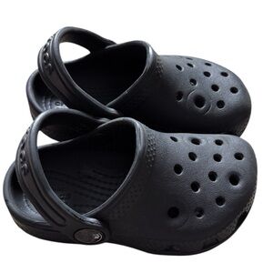 Crocs Kids Classic Clog Black Size C6 Toddler Slip On Shoes Sandals